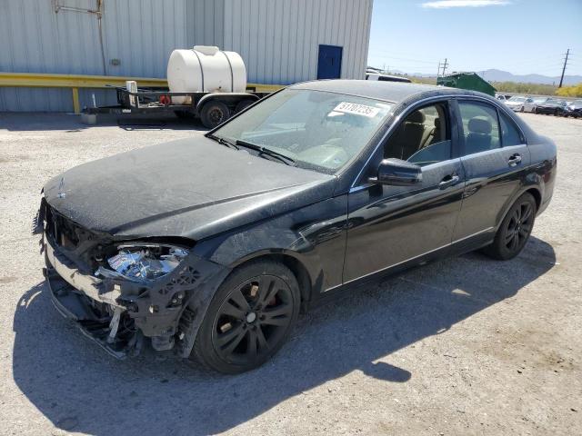 WDDGF8BB5BR169204 - 2011 MERCEDES-BENZ C 300 4MATIC BLACK photo 1