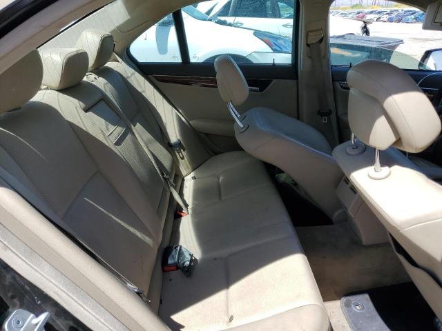 WDDGF8BB5BR169204 - 2011 MERCEDES-BENZ C 300 4MATIC BLACK photo 10