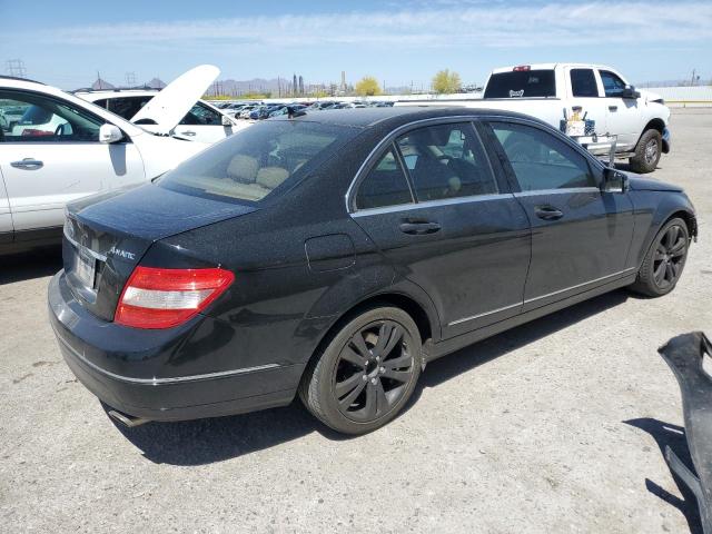 WDDGF8BB5BR169204 - 2011 MERCEDES-BENZ C 300 4MATIC BLACK photo 3