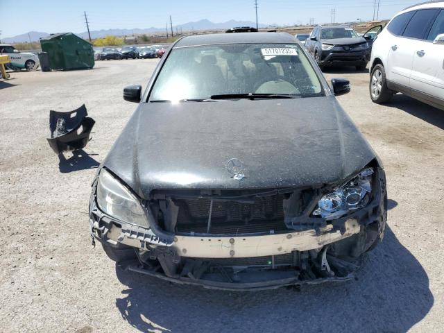 WDDGF8BB5BR169204 - 2011 MERCEDES-BENZ C 300 4MATIC BLACK photo 5