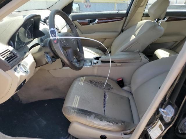 WDDGF8BB5BR169204 - 2011 MERCEDES-BENZ C 300 4MATIC BLACK photo 7