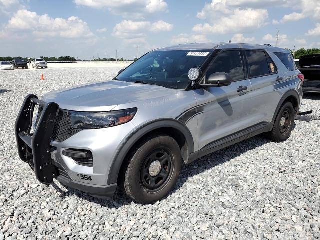1FM5K8AW5MNA12554 - 2021 FORD EXPLORER POLICE INTERCEPTOR 灰色 照片 1