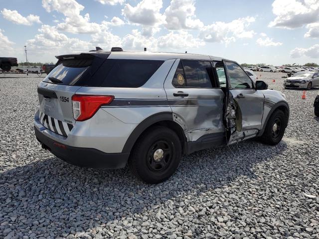 1FM5K8AW5MNA12554 - 2021 FORD EXPLORER POLICE INTERCEPTOR 灰色 照片 3
