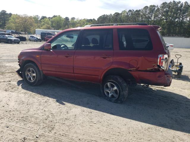 5FNYF18676B026184 - 2006 HONDA PILOT EX RED photo 2