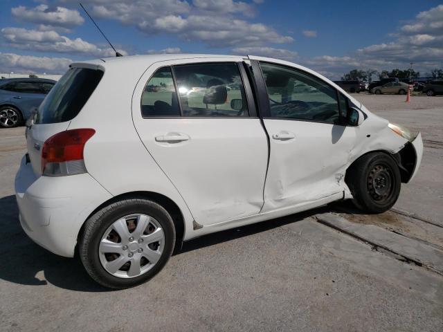 JTDKT4K32A5313716 - 2010 TOYOTA YARIS WHITE photo 3