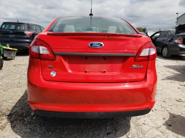 3FADP4BJ6DM118573 - 2013 FORD FIESTA SE RED photo 6