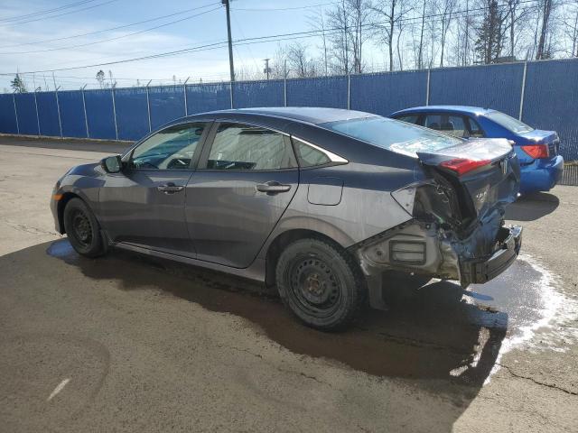 2HGFC2F58LH021518 - 2020 HONDA CIVIC LX GRAY photo 2