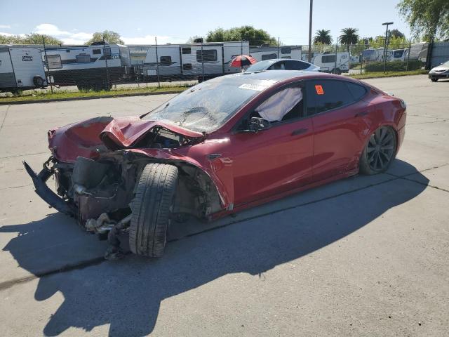 5YJSA1E44GF162393 - 2016 TESLA MODEL S RED photo 1