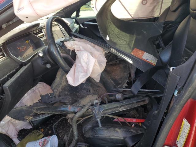 5YJSA1E44GF162393 - 2016 TESLA MODEL S RED photo 7