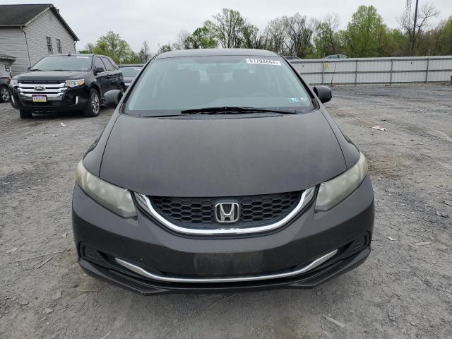 2HGFB2F53DH582746 - 2013 HONDA CIVIC LX BLACK photo 5