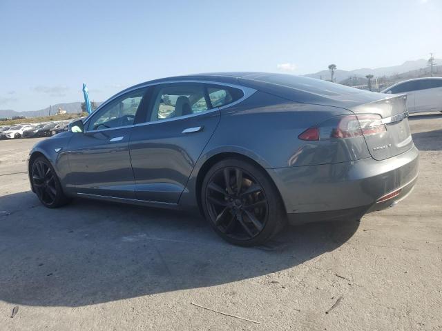 5YJSA1H10EFP32887 - 2014 TESLA MODEL S CHARCOAL photo 2