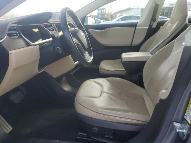 5YJSA1H10EFP32887 - 2014 TESLA MODEL S CHARCOAL photo 7