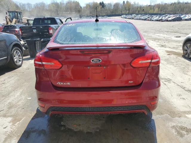 1FADP3F2XFL214109 - 2015 FORD FOCUS SE RED photo 6