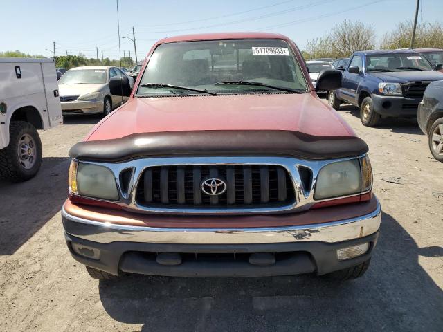 5TEGN92N94Z318282 - 2004 TOYOTA TACOMA DOUBLE CAB PRERUNNER MAROON photo 5