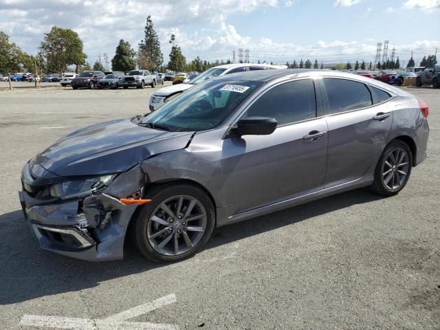 19XFC1F78ME209804 - 2021 HONDA CIVIC EXL GRAY photo 1