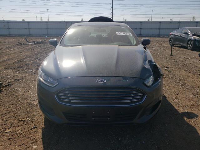 3FA6P0G78FR275834 - 2015 FORD FUSION S GREEN photo 5