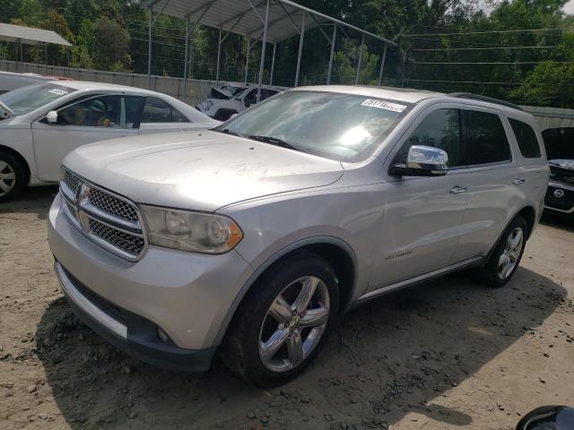 1D4SD5GT6BC651390 - 2011 DODGE DURANGO CITADEL SILVER photo 1