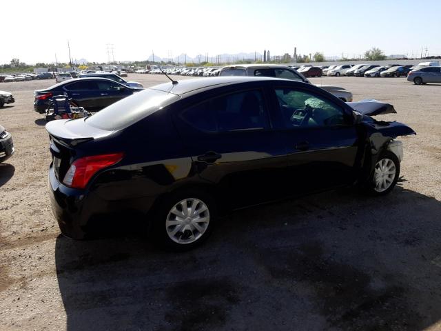 3N1CN7AP7JL871505 - 2018 NISSAN VERSA S BLACK photo 3