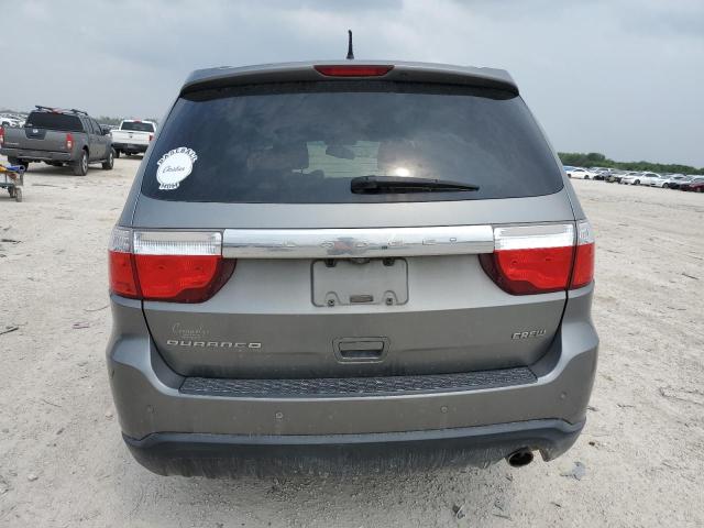 1C4RDHDG1DC582924 - 2013 DODGE DURANGO CREW GRAY photo 6