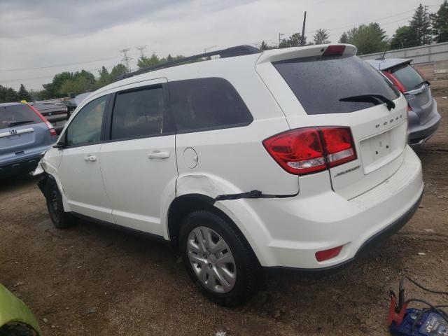 3C4PDCBB1KT833525 - 2019 DODGE JOURNEY SE WHITE photo 2