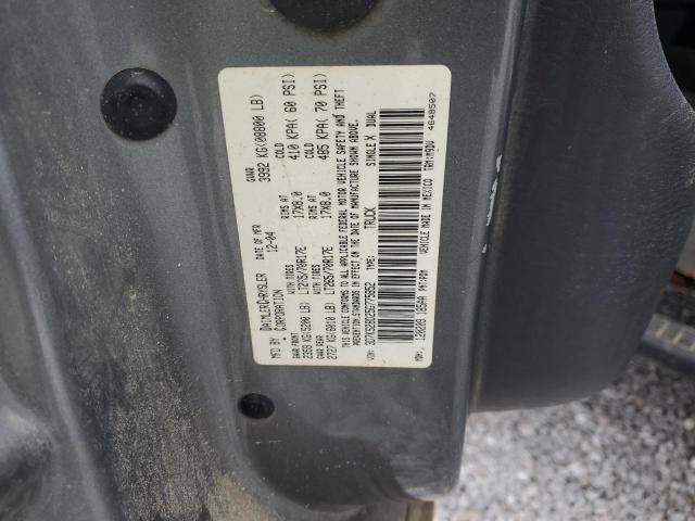 3D7KS28D25G775852 - 2005 DODGE RAM 2500 ST GRAY photo 12