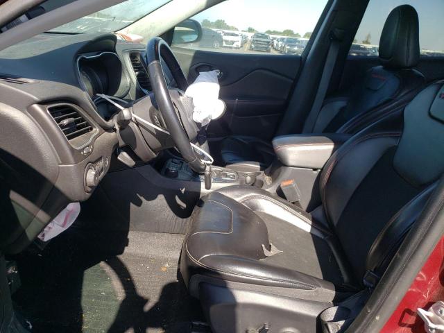 1C4PJMBX6KD433007 - 2019 JEEP CHEROKEE TRAILHAWK წითელი ფოტო 7