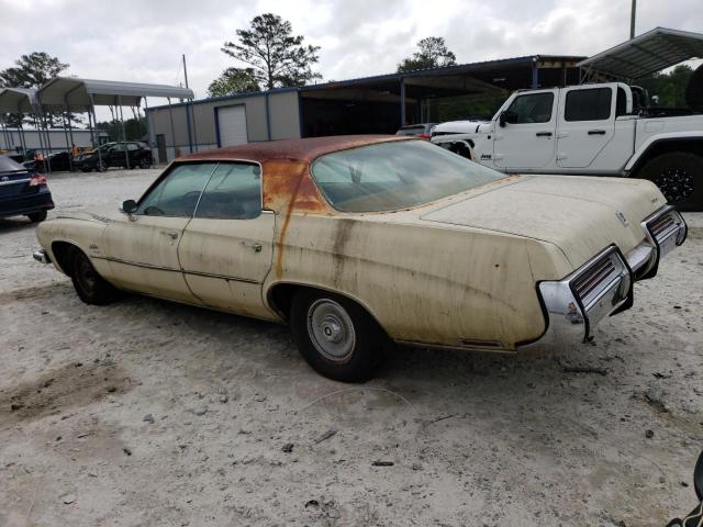 4N39J3Y176687 - 1973 BUICK LESABRE BEIGE photo 2