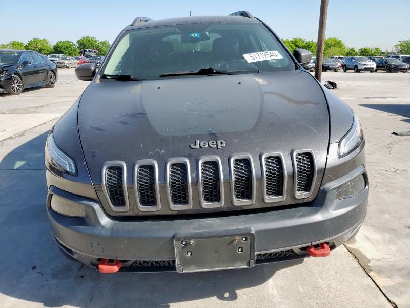 1C4PJMBS3FW746739 - 2015 JEEP CHEROKEE TRAILHAWK GRAY photo 5