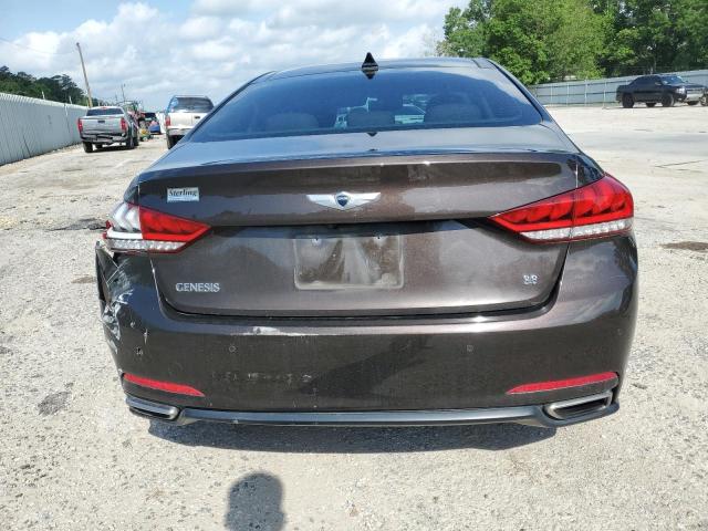 KMHGN4JE5FU079986 - 2015 HYUNDAI GENESIS 3.8L BROWN photo 6