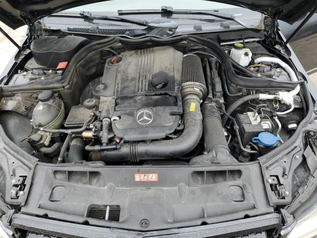 WDDGF4HB0CR217256 - 2012 MERCEDES-BENZ C 250 BLACK photo 11