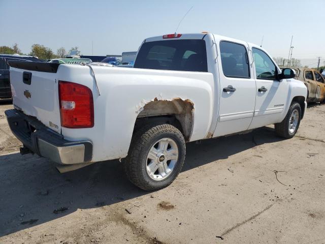 3GCXCUEJ7AG285453 - 2010 CHEVROLET SILVERADO C1500 HYBRID WHITE photo 3