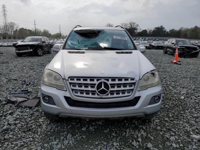 4JGBB8GB6AA556734 - 2010 MERCEDES-BENZ ML 350 4MATIC SILVER photo 5