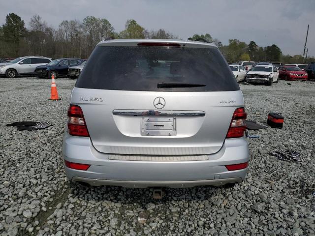 4JGBB8GB6AA556734 - 2010 MERCEDES-BENZ ML 350 4MATIC SILVER photo 6