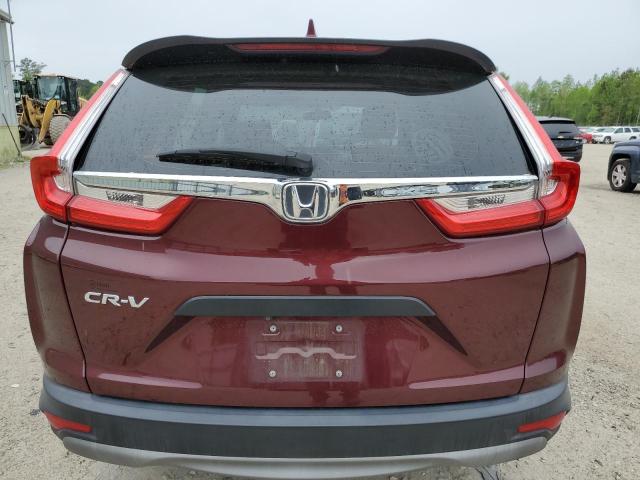 2HKRW5H37KH404727 - 2019 HONDA CR-V LX BURGUNDY photo 6