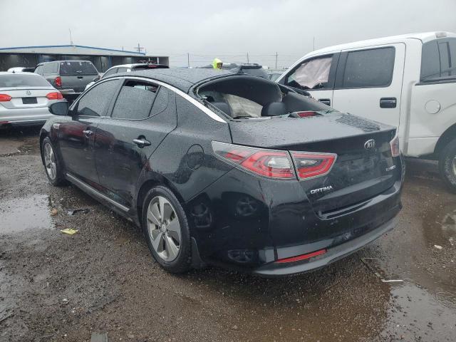 KNAGN4AD7E5062740 - 2014 KIA OPTIMA HYBRID BLACK photo 2