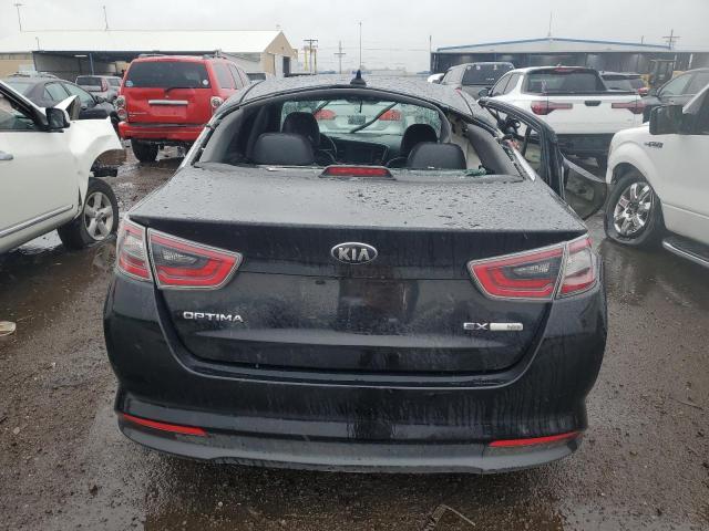 KNAGN4AD7E5062740 - 2014 KIA OPTIMA HYBRID BLACK photo 6