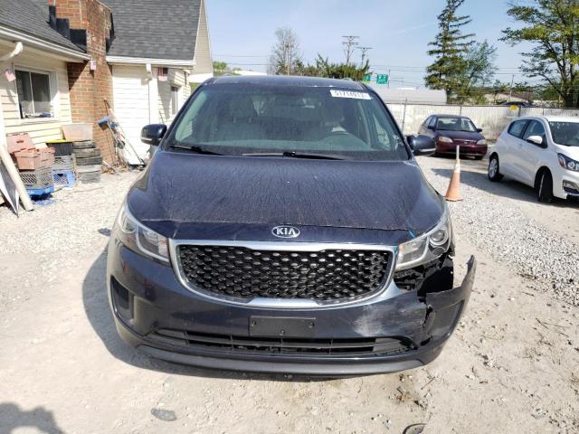 KNDMB5C12G6203346 - 2016 KIA SEDONA LX BLUE photo 5