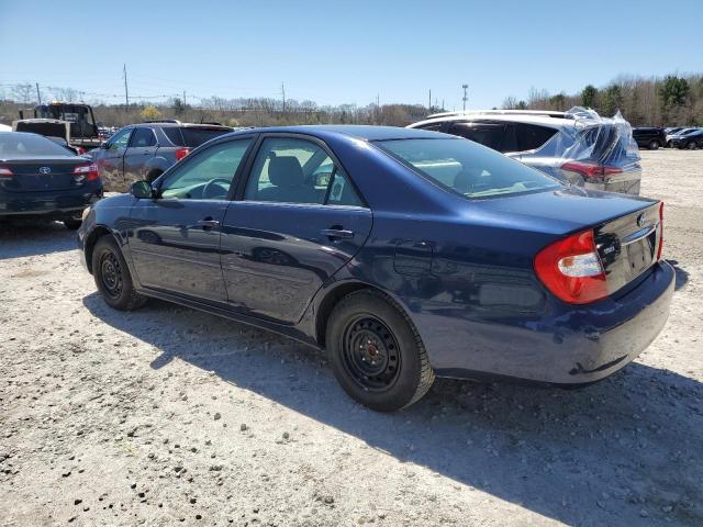 4T1BE32K04U287215 - 2004 TOYOTA CAMRY LE BLUE photo 2