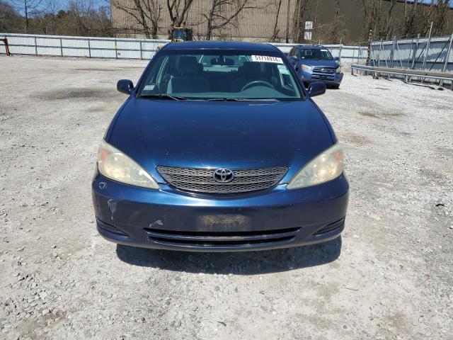 4T1BE32K04U287215 - 2004 TOYOTA CAMRY LE BLUE photo 5