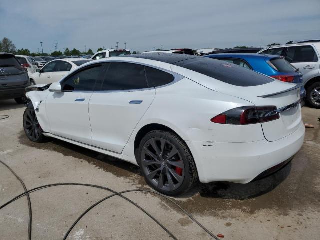 5YJSA1E44LF389092 - 2020 TESLA MODEL S 白色 照片 2