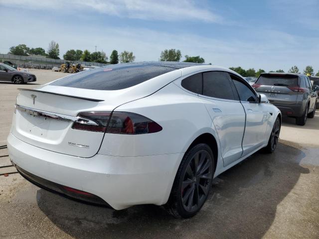 5YJSA1E44LF389092 - 2020 TESLA MODEL S 白色 照片 3