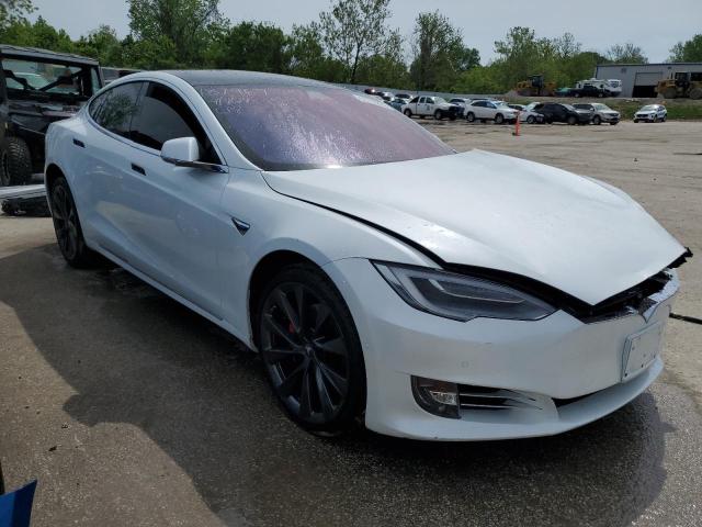5YJSA1E44LF389092 - 2020 TESLA MODEL S 白色 照片 4