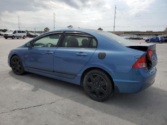 1HGFA16538L035966 - 2008 HONDA CIVIC LX BLUE photo 2