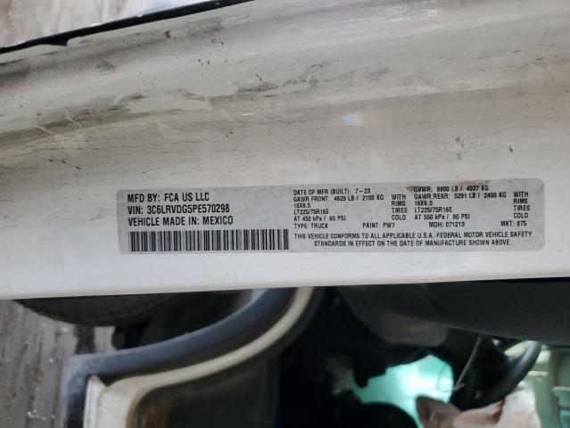 3C6LRVDG5PE570298 - 2023 RAM PROMASTER 2500 HIGH 双色 照片 12