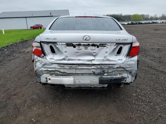 JTHCL46F795003726 - 2009 LEXUS LS 460 GRAY photo 6