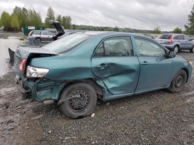 1NXBU4EE4AZ336670 - 2010 TOYOTA COROLLA BASE TEAL photo 3