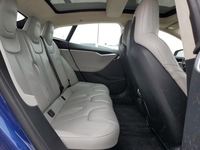 5YJSA1E4XFF106182 - 2015 TESLA MODEL S 蓝色 照片 10