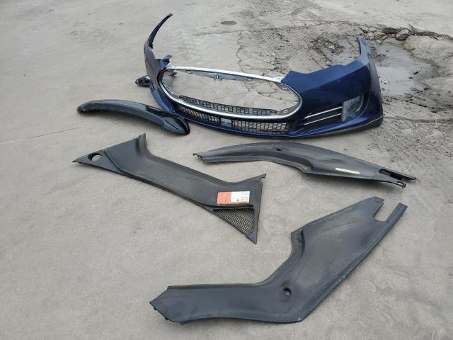 5YJSA1E4XFF106182 - 2015 TESLA MODEL S 蓝色 照片 12