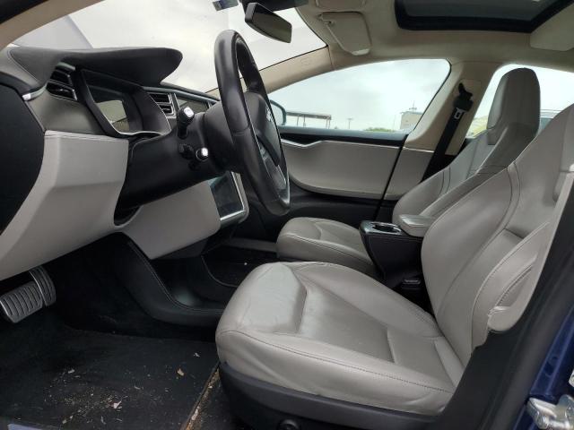 5YJSA1E4XFF106182 - 2015 TESLA MODEL S 蓝色 照片 7