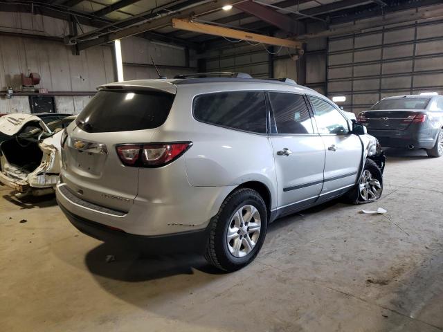 1GNKVFEDXDJ114507 - 2013 CHEVROLET TRAVERSE LS SILVER photo 3